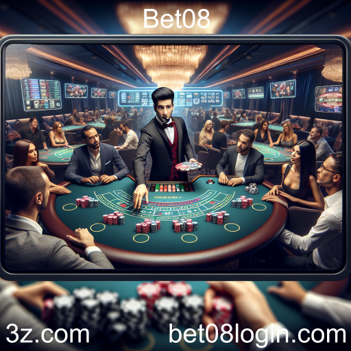 Experiência Imersiva com Jogos Ao Vivo na Bet08